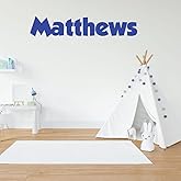 Custom Name Vinyl Wall Decal – Personalized Nursery Sticker for Baby Room, Bedroom, Laptop & Car | Unique Font Styles