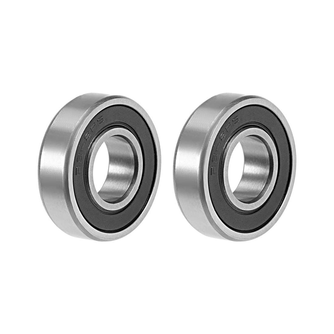 sourcing map R8-2RS Deep Groove Ball Bearing 1/2"x1-1/8"x5/16" Double Sealed Chrome Steel Bearings 2-Pack