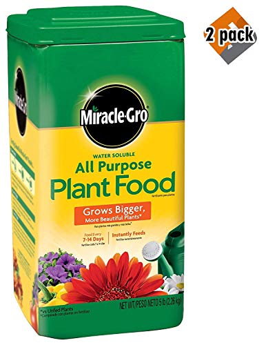 Miracle-Gro 1001233 All Purpose Plant Food - 5 Pound, 2 Pack