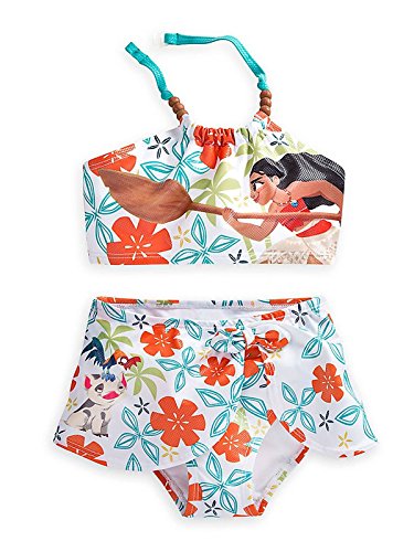 Wengift Little and Big Girls' Halter Two Piece Swimsuit Floral Swimwear 3-9Y