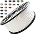 Melca 1.75 3D Printer Filament PLA 1kg +/- 0.03mm, White 1.75mm