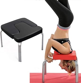 Amazon ヨガ補助逆スツール 体操 逆上がり補助器 逆立ち健康器具 ヨガ補助逆スツール 倒立椅子 逆立ち健康器具 ヨガ補助逆スツール 逆立 家庭用フィットネス機器 ボディービル用ヨガ用品 黒 Saturey 逆上がり補助器