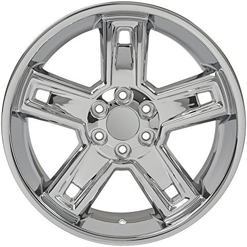 Chrome Wheel 22x9.5 Silverado Deep Dish Style for 88-17 Chevy Suburban 1500