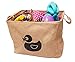 California Home Goods Toy Storage Bin, Playroom Toy Organizer, Shelf Basket for Baby’s and Children’s Toys, Kids Jute Baskets, Duck