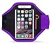 Gear Beast Sports Armband Case For Apple iPhone 8 7 6 6s 5 SE Samsung Galaxy S7 S6 S6 Edge. Cell Phone Holder For Running Jogging Workout Fitness And Exercise. Waterproof Band With Key Pocket