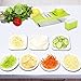 TAPCET Multi-function Food Slicer, Mandoline Vegetable Slicer, Fruit and Cheese Cutter, 5 Interchangeable Blades+Food Container+Peeler+Cleaning Brush+Blade Storage Box, Best for Carrot/Cucumber/Cheese