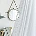 White 63 inch Long Sheer Curtains with Snowflake Design Drapes Christmas Winter Rod Pocket Snow Window Curtains 2 Panels