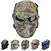 Outgeek Tactical Airsoft Mesh Mask Protective Full Face Costume Mask(Forest)