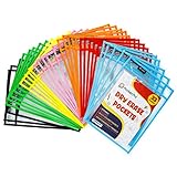 Pocket Pro 33 Dry Erase Pockets | Clear Plastic