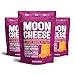 Moon Cheese Cheddar Bacon Me Crazy, 100% Bacon Cheddar Cheese Snacks, Crunchy Keto Food, Low Carb, High Protein, 2 oz. (3 Pack)