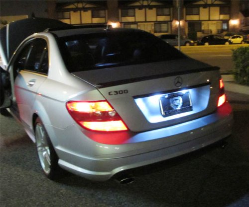 iJDMTOY 18-SMD Error Free LED License Plate Light Lamps, For Mercedes-Benz C E S Class