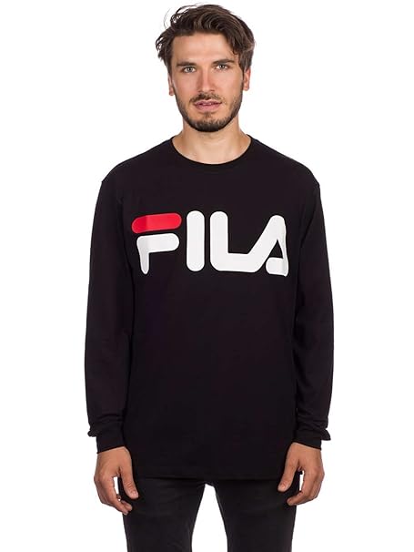 Fila Sweatshirt Herren Urban Line Classic Logo Long Sleeve 680485 M67 Bright White