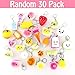 30 Pack Squishies Slow Rising Awesome Squishy Toy Silly Kawaii in Shapes of Food Cake Strawberry Peach Various Sizes No Scent_Random Selected 30 PCs