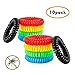 Pack of 10 All Natural Mosquito Insect Repellent Bracelet for Kids, Toddler & Adults - Non Toxic Travel Size Mosquito Bug Repellent Wristband