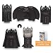 15 Wood/Metal Professional Oscillating Multi Tool Quick Release Saw Blades for Fein Multimaster, Dremel Multi-Max, Dewalt, Craftsman, Ridgid, Makita, Milwaukee, Rockwell, Ryobi, and More primary
