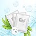 10 PC RGY Facial Silk Mask Moisturizing Facial Sheet Mask Box of 10pcs (Gold/Silver) (silver)
