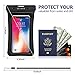 ZEINZE Floating Waterproof Phone Pouch IPX8 Universal Waterproof Phone Case Drg Bag for iPhone Xs/Xr/X/8Plus/8/7Plus/7/6s/6 /Samsung Galaxy S10/S9/S8/S7 Devices Up to 6.2