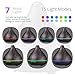 Homasy 400ml Wood Grain Essential Oil Diffuser, Ultrasonic Aroma Cool Mist Diffuser, 7-Color 15 Night Modes, Waterless Auto-Off for Office Room