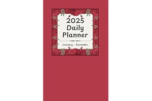 2025 Daily Planner: 5.5x8.5 Jan to Dec 2025 Daily Agenda To-Do List, Meal Plan, and Gratitude