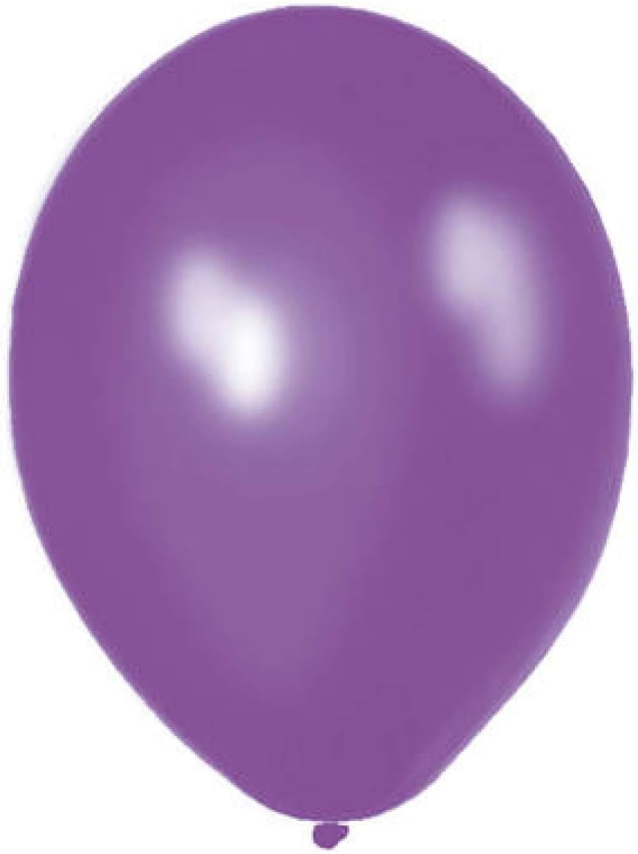 Folat - Metallic Balloons For Party Decoration - Purple - 12In / 30cm - 50 pieces, 50er Pack