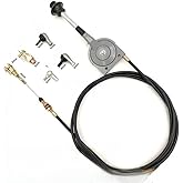 Bold Hand Throttle Controller Cable Auto Parts Sprinkler Diesel Truck Excavator Modification Custom Manual Throttle Cable Parts (1M)