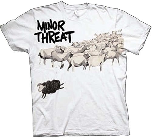 Minor Threat Out Of Step T-Shirt, White (Small)