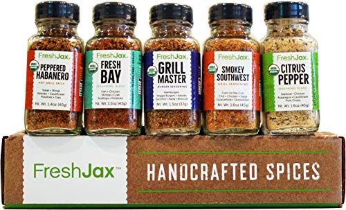 FreshJax Grilling Spice Gift Set, (Set of 5)