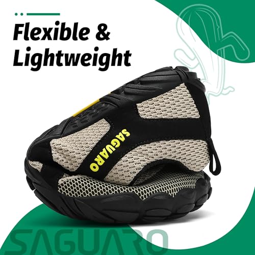 SAGUARO Versatile Minimalist Lightweight Flexible Outdoor Indoor Shoes – Gym Asphalt Beach Mountain, Unisex-Adult