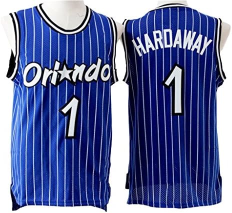Men's Adult Penny Hardaway #1 Basketball Road Jersey Blue