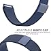 MoKo Gear S3 Watch Band, Milanese Loop Stainless Steel Mesh Smart Watch Strap for Samsung Gear S3 Frontier / S3 Classic/Galaxy Watch 46mm / Moto 360 2nd Gen 46mm Smartwatch, Blue
