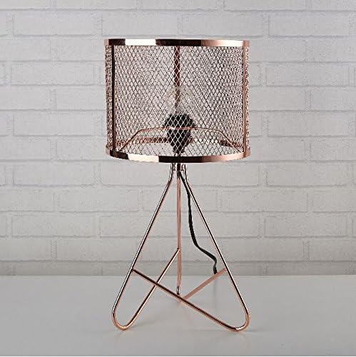 rose gold tripod table lamp