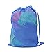 M-Aimee 12 Pieces Mesh Stuff Sack, Durable Nylon Mesh Drawstring Laundry Bag for Mesh Bags and Travel,12 Colors