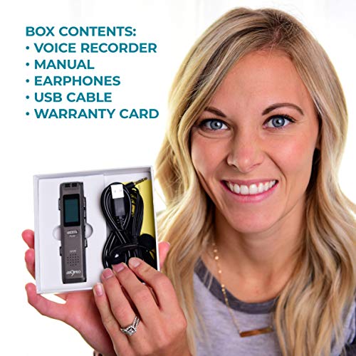 Digital Voice Recorder dB9PRO 32GB Expandable by 32GB, Portable