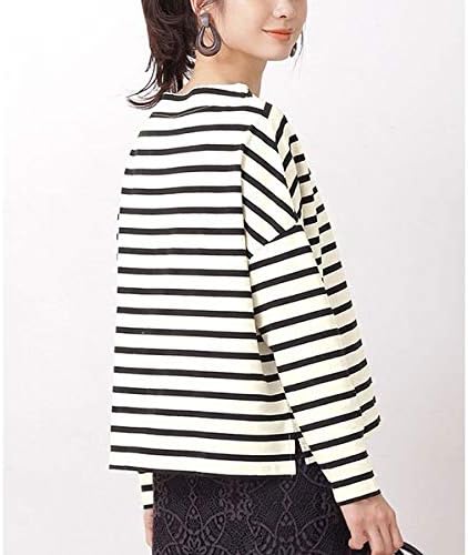 Amazon ナノ ユニバース レディース Nano Universe Web限定 ボーダーワイドドロップトップス 037アイボリー F Tシャツ カットソー 通販