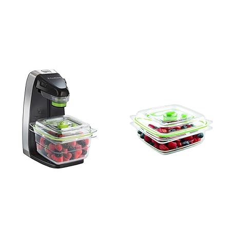 Foodsaver Fresh Appliance Envasadora al vacío, 25 W, Acero ...