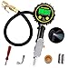 ATsafe Digital Tire Inflator with Pressure Gauge and Back Night LED Light - Heavy Duty Auto Air Inflating Gun with Valve Extender and Core Remover, 200 PSI