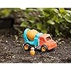 Battat - Cement Mixer Truck with Working Movable Parts and Driver - Toy Trucks for Toddlers 18m+