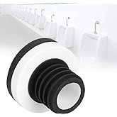 AUNMAS Seal Replacement Kit Urinal Wall Gasket 2 Urinal Flange Toilet Flange Sealing Connector Leakage Urinal Installation Ac