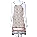 Sannysis Summer Casual Sleeveless Strap Backless Beach Mini Dress