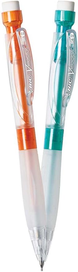 BIC Velocity Max Mechanical Pencil, Thick Point (0.9mm), 2-Count : Office Products