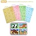 BBLIKE Wood Jigsaw Puzzles for Kids Toy in Tin Box, 4 Varying Degree of Difficulty Educational Learning Tool Best Birthday Present for Boys Girls (Animal)