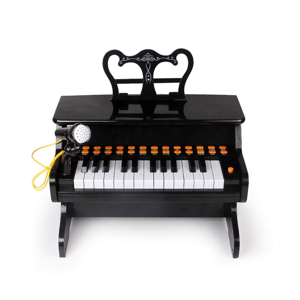 Color B07gfj6l6y おもちゃ電子ピアノ幼児ピアノ玩具音楽幼児教育機器初心者クラシックピアノおもちゃ3色オプション 黒 ベストチョイス 電子ピアノ 期間限定送料無料