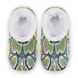 51vXq7S82YL. SS300 PUXUQU Zapatillas de casa para mujer, con estampado de piel de serpiente, para casa, dormitorio, pantuflas para mujeres… 51vXq7S82YL. SS300