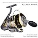 Fishing Reels Saltwater Spinning Reel for Inshore Surf Casting | Ocean Deep Sea Boat Heavy-duty Jigging or Ultralight Kayak Bass Fishing Gear in Freshwater Pair with an Offshore Fishing Rod Combo 8000