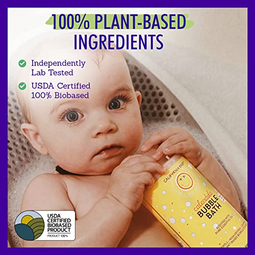 California Baby Calendula Bubble Bath Calming Lavender Scent 100 PlantBased Ingredients