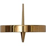 遊器浪漫 燭台 金 Φ2.5x2.7cm 仏壇用 ミニステンレスろーそく立て リバーシブルゴールド 小