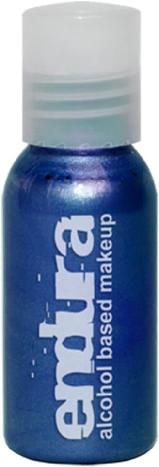 Endura Alcohol Based Airbrush Ink - Metallic Blue (1 oz)