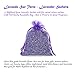 Set of 12 Highland Lavender Sachets - Naturally Dried Ultra Blue Grade - 5 Colors Sachets with Easy Resealable Bag