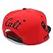 LAFSQ Embroidered CALI with California MAP Snapback Cap (RED/Black)