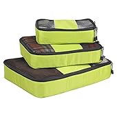 Hynes Eagle Travel Packing Cubes 3 pieces Value Set (Light Green)